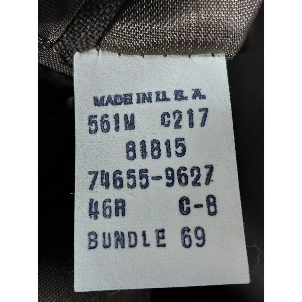 Vintage Levi's Strauss Made in USA Brown Two Button Lined Jacket Men Size 46R